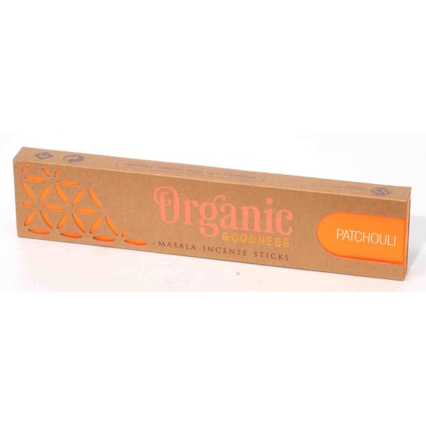 Organic Goodness Masala Incense - Patchouli 15g Box/12 (Patchouli)