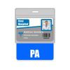 PA Badge Buddy Horizontal w/Height & Weight Conversion Charts (Oversized, Blue)