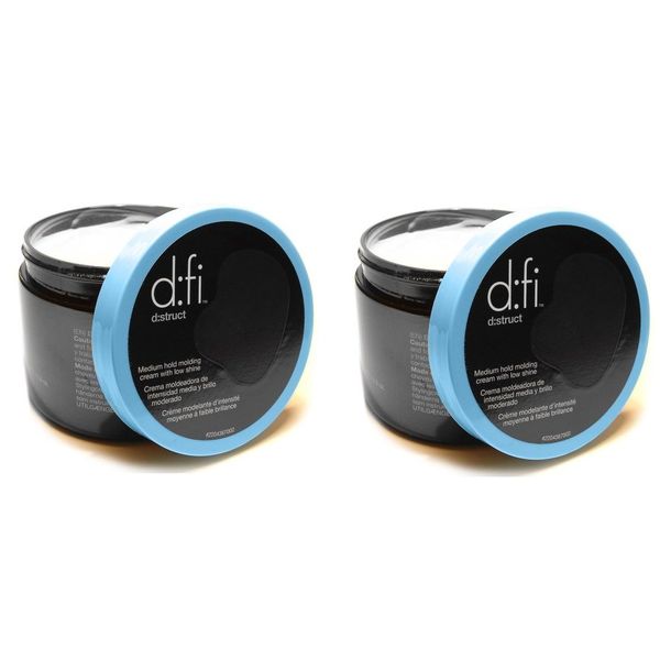 D:fi Hair Distruct Medium Hold Molding Creme 2 Pack 2.65 oz