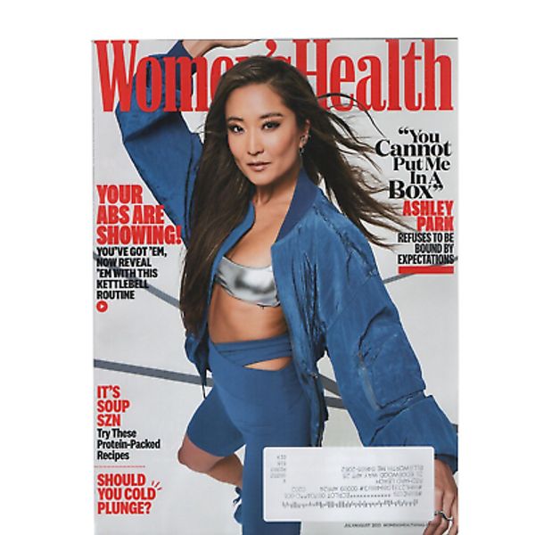 Women's Health Magazine July/August 2023 Ashley Park, Your Abs, Soups New