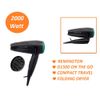 2000W Compact light on the go dryer- black