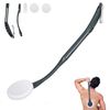 Lotion Applicator for Back, 20.5'' Replaceable Back Lotion Applicator, Easy Washable, Suitable for Use by Elderly, Men and Women（Grey）