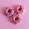 NCLA - Bath Treats All-Natural Bath Bombs (Set of 3) | Vegan, Cruelty-Free, Clean Skincare (Birthday Cake)