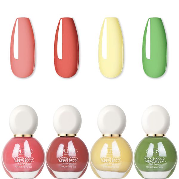 Rosarden Nail Polish,Quick Drying Nail Polish Long Lasting Gel,High Glossy,Smooth,Easy to Apply QF08