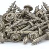 100 Pack #8 X 1" Deck Screws Square Drive Round Washer Head Wood Deep Coarse