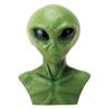 YTC Bright Green Extraterrestrial Alien Head Bust Figurine Display
