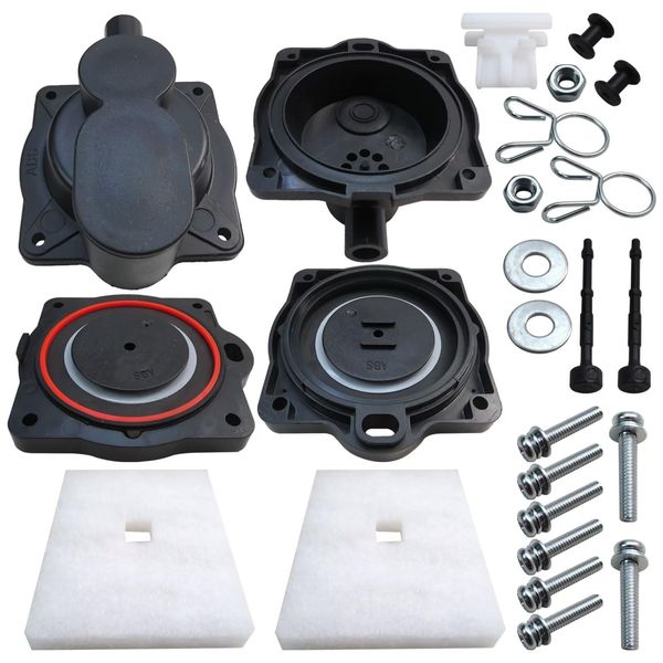 New Air Pump Rebuild Complete Kit for Hiblow HP 80, HP 60 Aerators