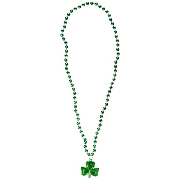 St. Patrick's Day Beads - Shamrock Necklace (1)
