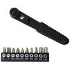 Rolson 28909 11 pc Offset Ratchet Screwdriver Set