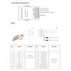 2.4G Touch Remote Control 30A Controller RGB Dimmer LED Light Strip DC5-24V