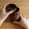 Fujiki Denshiro Shoten 39202 Obi Tea Caddy (Large) Walnut