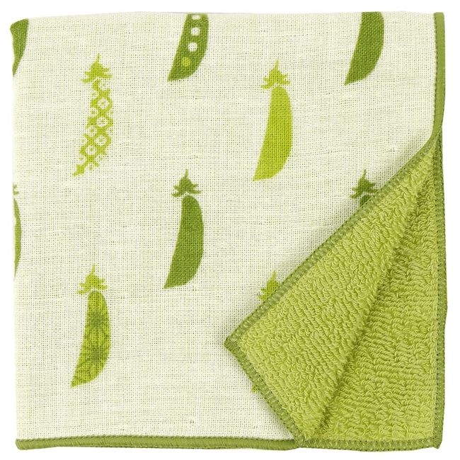 Hamamonyo Washed Towel Handkerchief, Bean Pea Pea