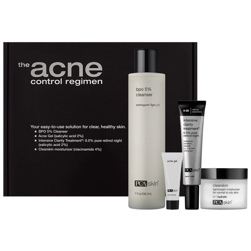 PCA SKIN The Acne Control Skin Care Set (Kit Includes BPO Facial ...