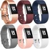 Vancle [6-Pack] Compatible for Fitbit Charge 2 Strap, Adjustable Replacement Strap with Aluminum Alloy Buckle for Fitbit Charge 2 (B, Large)