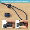 Toggles for Drawstrings, 50 Pcs Cord Locks Plastic Drawstring Toggle Cords Locks Black Double Holes Spring Toggle Lock for Drawstring Clothing