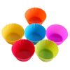 24 Pcs Reusable Silicone Cupcake Moulds Muffin Moulds