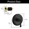 BEIYI Matte Black Shower Handle Valve, Single-Handle Bathroom Control Valve Kit Single Function Shower Mixer Valves