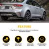 4PCS FRONT+REAR SPLASH GUARDS MUD FLAPS For 20-21 Toyota Corolla 4dr sedan E210