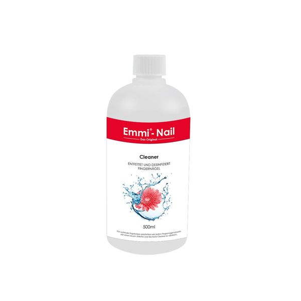 Emmi Nail Cleaner Gelnägel Schwitzschicht Entferner 500ml I Desinfizierende & Entfettende Wirkung vor der Nagelmodellage I Nagelreiniger ohne Aceton