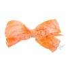 6 Inch Bow For Girls Tie Dye - Orange