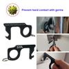 3 Black Key Door Opener Handheld Keychains No Touch Hand Tool Touchscreen Stylus