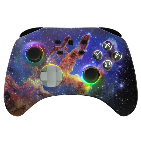 Wireless Pro Controller - Surge Gamepad Pro (Pillars of Creation) Multi Platform Bluetooth Controller, Compatible with Nintendo Switch, Windows PC, Steam Deck, Android & iOS, Programmable Macro Buttons, Rumble Vibration, LED Lighting, Motion Controls, Rec