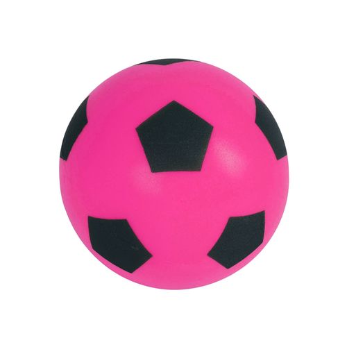 Fun Sport 20cm Football | Indoor/Outdoor Soft Sponge Foam Soccer Ball | Play Many Games For Hours Of Fun | Suitable For Adults, Boys And Girls Of All Ages (19.4cm Pink)