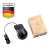perixx PERIMICE-221U Wired Ergonomic USB Mouse - 4.9 Ft Cable - Optical 1000 DPI Design - Black