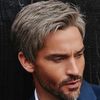 Wig, Men's Shot Wig, Middle-Aged Wig, Short Wig, Short, Grandpa, Dad, Business, Natural, Breathable, Heat Resistant, Cosplay, Men's Wig, Gentleman, Disguise, Full Wig, Halloween, Pardie, Ikemen, Fluffy, Harajuku, Black, Fashion, Short Hair, Beautiful Man