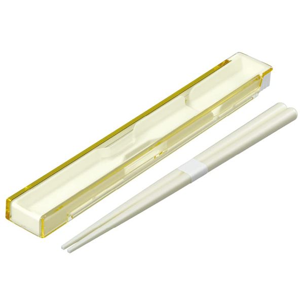 Chopsticks & Chopsticks Case Set (S) Cream Yellow