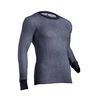 Indera Men's Dual Face Raschel Knit Performance Thermal Underwear Top with Silvadur, Navy, X-Large