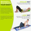 ProsourceFit Acupressure Mat and Pillow Set for Back/Neck Pain Relief and Muscle Relaxation, Large - Green/White