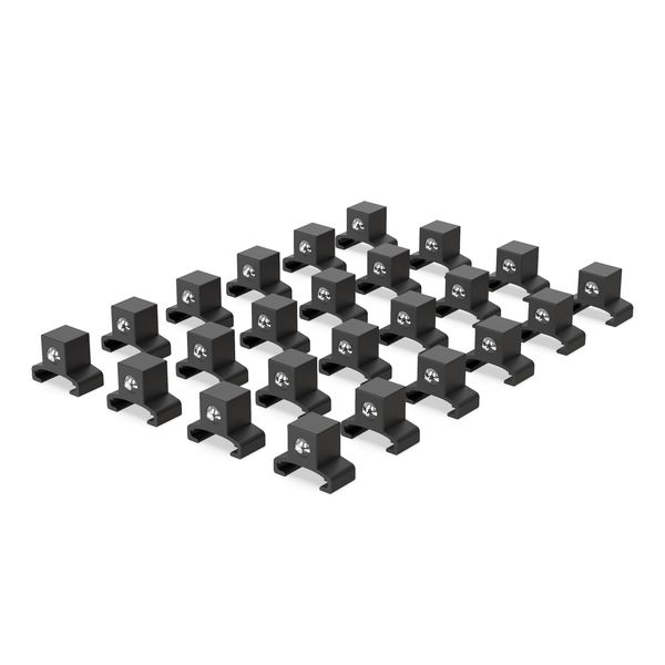 Olsa Tools Black Spring-Loaded Ball Bearing Socket Clips - 24-Pack (1/2-Inch) - Compatible with Olsa Socket Holders - Part: 1137