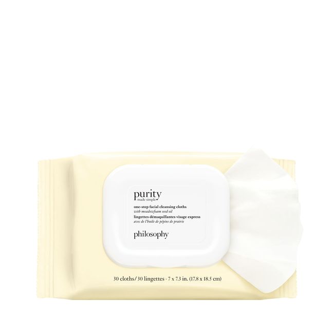 philosophy purity made simple one-step facial cleansing cloths