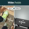 Ladder, Step Ladder 4 Step Folding with Wide Pedals, Lightweight Stepladders for