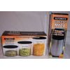 New Automatic Rechargeable CHEESE MILL With Set of 3 STORAGE CONTAINERS