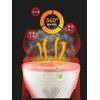 Hemorrhoids sitz bath fumigator Seated steamer Hemorrhoids treatment device Sitz bath temperature control far-infrared heater half appetite massage, steamer 200ml tank fixed + fumigation kit