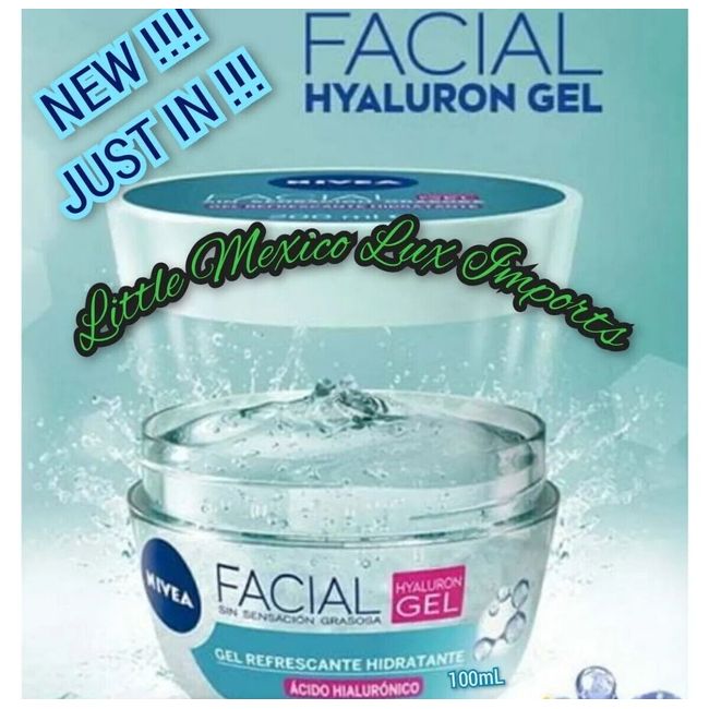1 x 100ml Nivea Crema Facial Hyaluron Gel Hydrating Facial Gel Acido Hialu