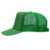 OTTO Polyester Foam Front 5 Panel High Crown Mesh Back Trucker Hat - Kelly