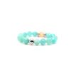 Liberty Angels - Gemstone / Natural Stone Pearl Rings with 925 Silver Beads and Genuine Opal - Rings with Certificate, opal