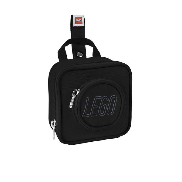 LEGO Unisex-Child Brick Mini Backpack, Black, One Size