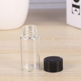 Healifty 20pcs Glass Bottles with Caps Small Containers Sample Containers  Glass Bottles with Lids Glass Containers with Lids Mini Water Bottle Sealed