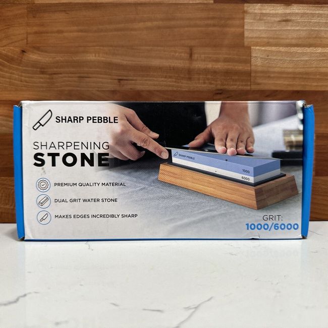 NEW Sharp Pebble 1000/6000 Grit Premium Whetstone Knife Sharpening Stone