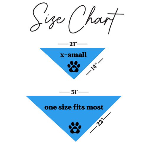 Beach Hair Don't Care Dog Bandana (Turquoise, OS 783)
