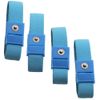Adjustable Estim Wrist Strap Components 4pcs Blue Stim Loops 4pcs White Wires