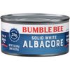 Bumble Bee Solid White Albacore Tuna in Water, 12 oz Can - Wild Caught Tuna - 21g Protein per Serving - Non-GMO Project Verified, Gluten Free, Kosher - Great for Tuna Salad and Recipes