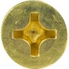 #10 x 1-3/4" Solid Brass Wood Screws Flat Head Phillips Drive Qty 250