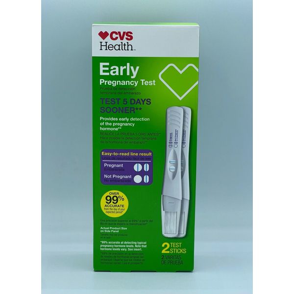 CVS Health Early Pregnancy Test (2 Test Sticks)