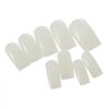 BOO6-500 Natural/Off White False Fake Full Nails
