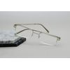Eyekepper Readers Rectangle Half-Rim Spring Temples Reading Glasses Silver +2.75
